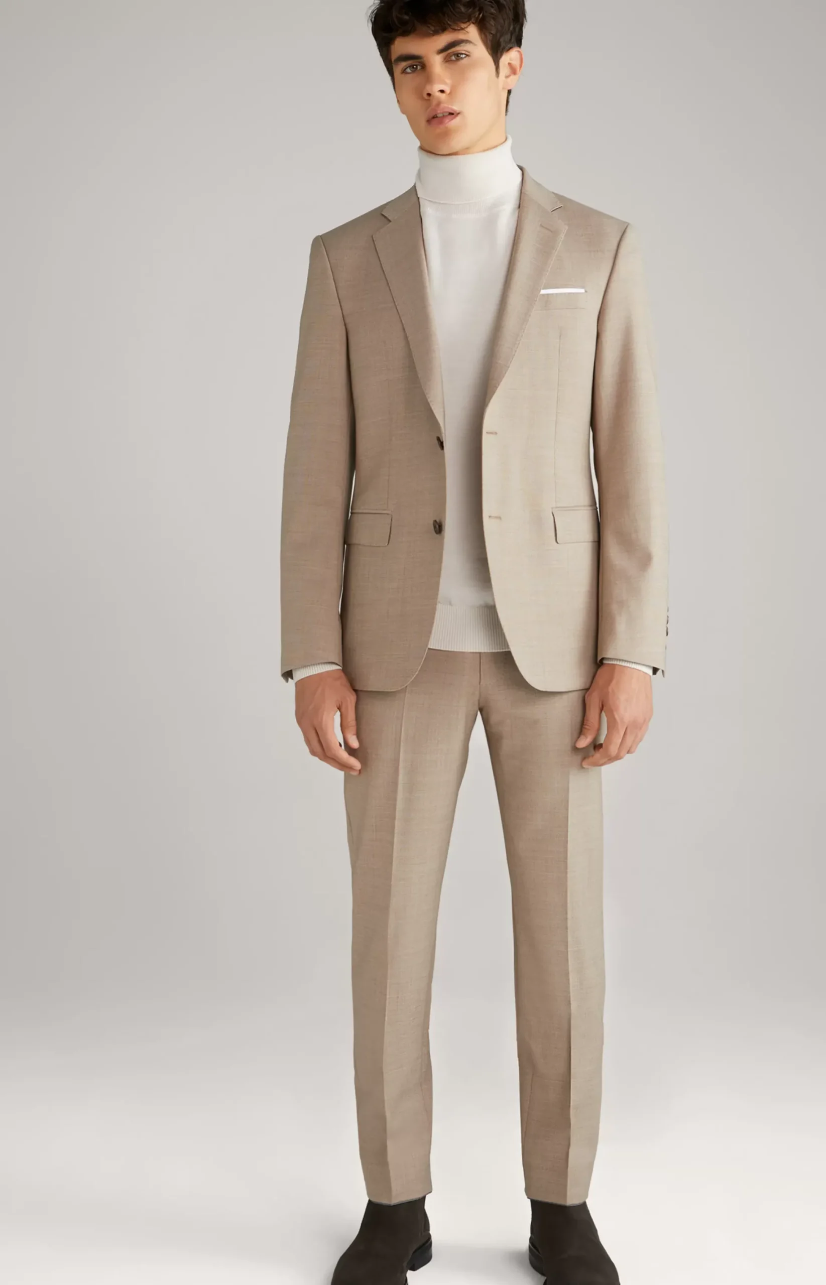 Hot JOOP! Herby Modular Jacket in Light Brown Marl light brown flecked