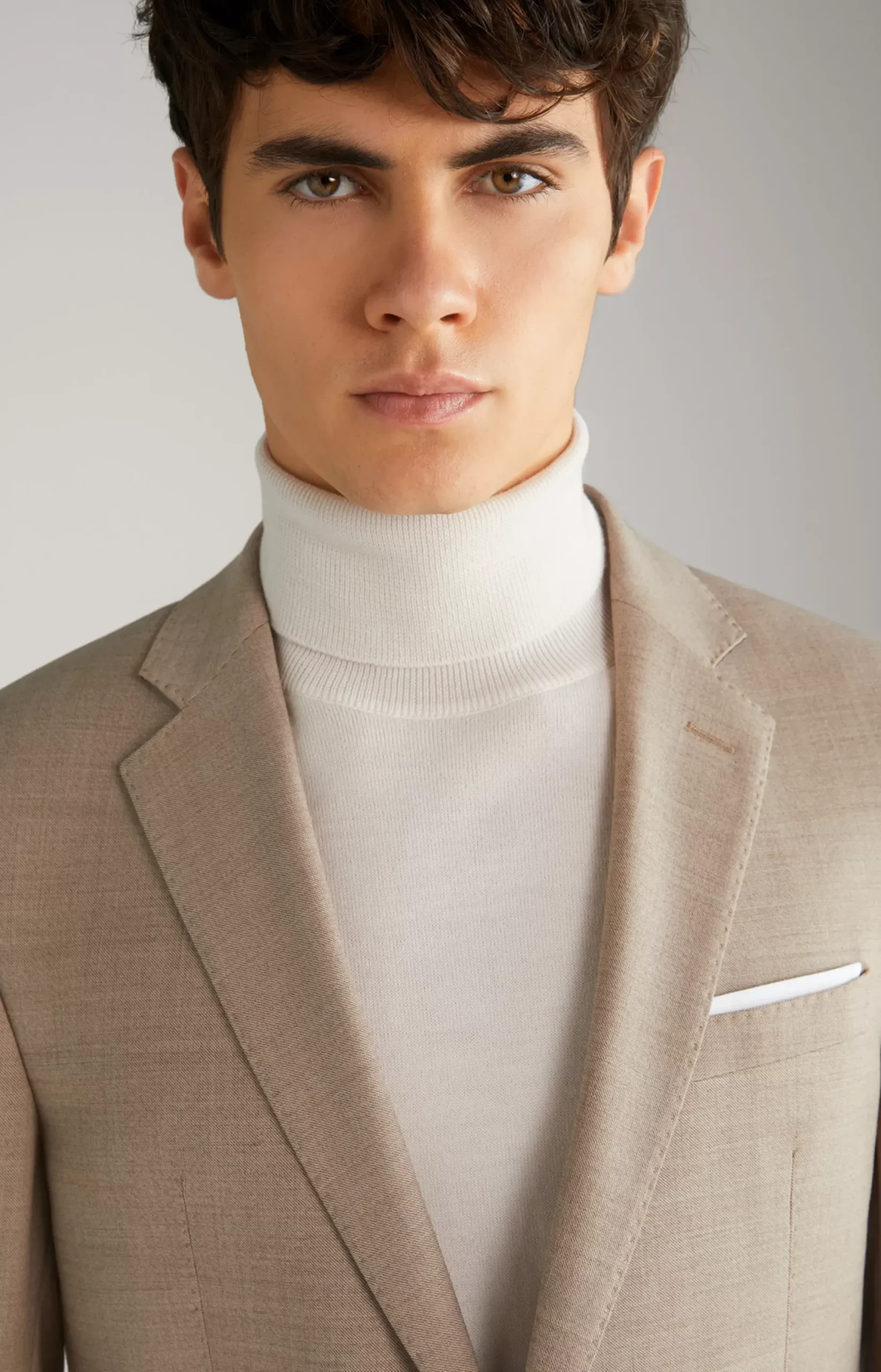 Hot JOOP! Herby Modular Jacket in Light Brown Marl light brown flecked