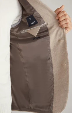 Hot JOOP! Herby Modular Jacket in Light Brown Marl light brown flecked