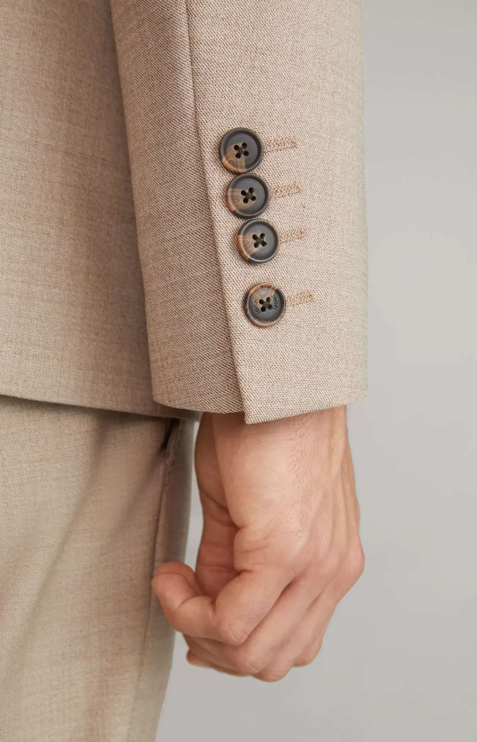 Hot JOOP! Herby Modular Jacket in Light Brown Marl light brown flecked