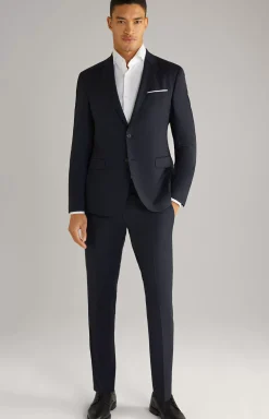 JOOP! Herby Modular Jacket in Navy Marl dark blue