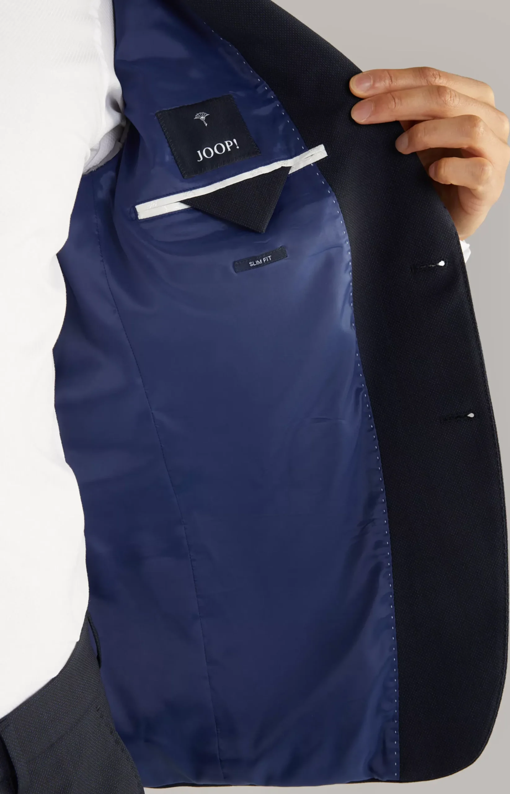 JOOP! Herby Modular Jacket in Navy Marl dark blue