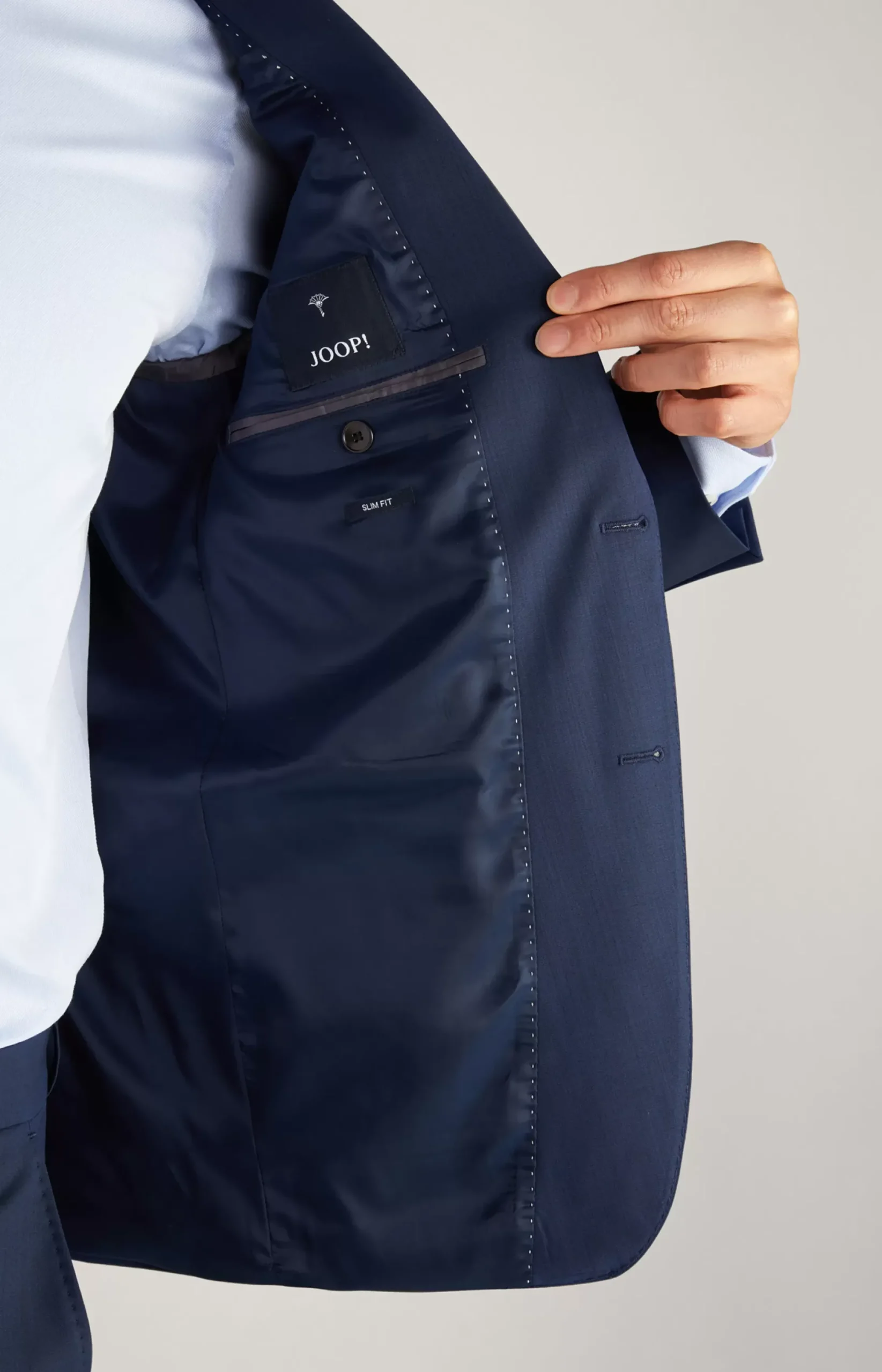 New JOOP! Herby Modular Jacket in Navy melted mottled navy