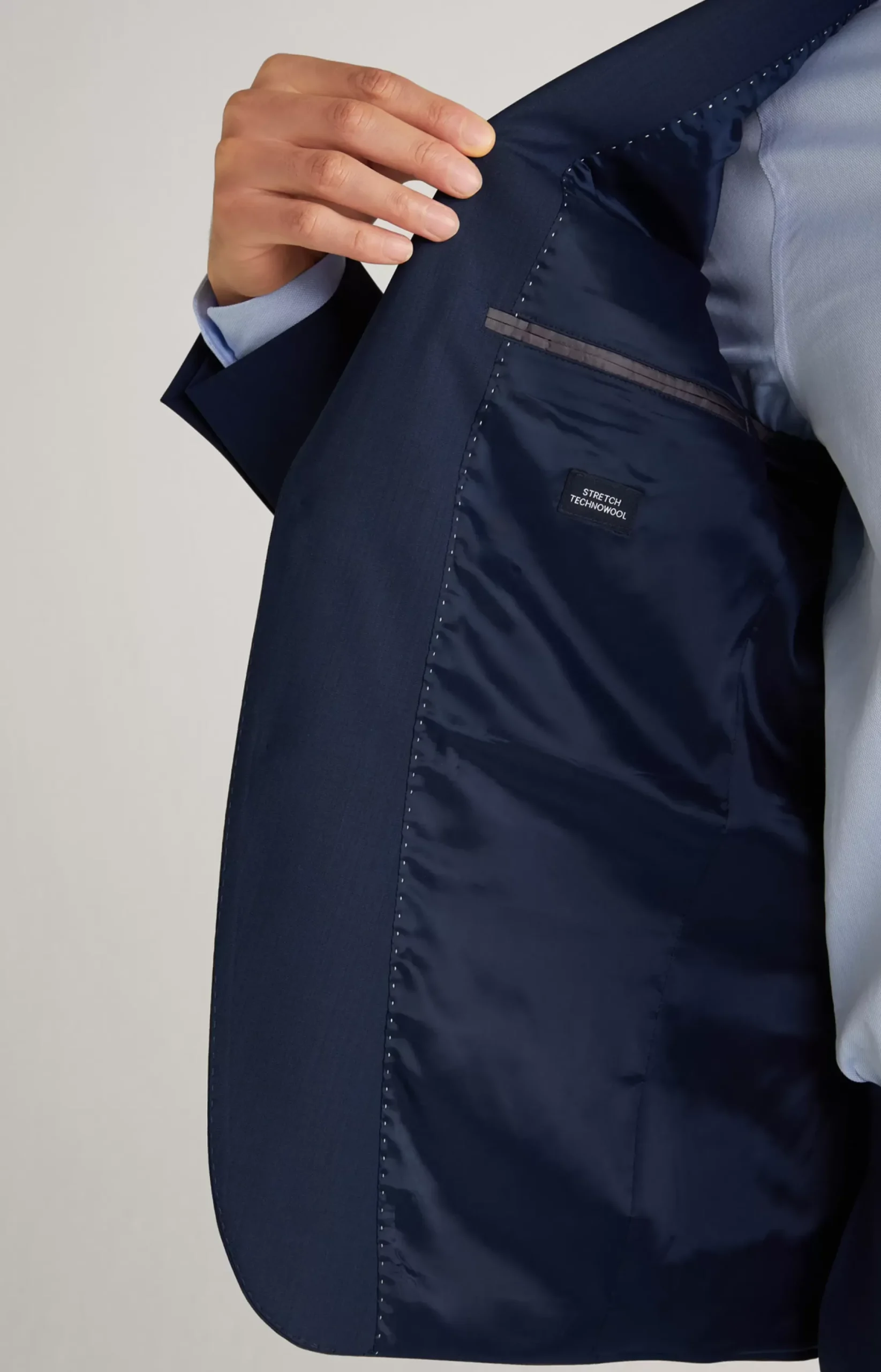 New JOOP! Herby Modular Jacket in Navy melted mottled navy