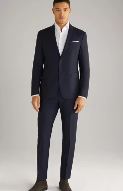 Best JOOP! Herby Virgin Wool Modular Jacket in Textured navy
