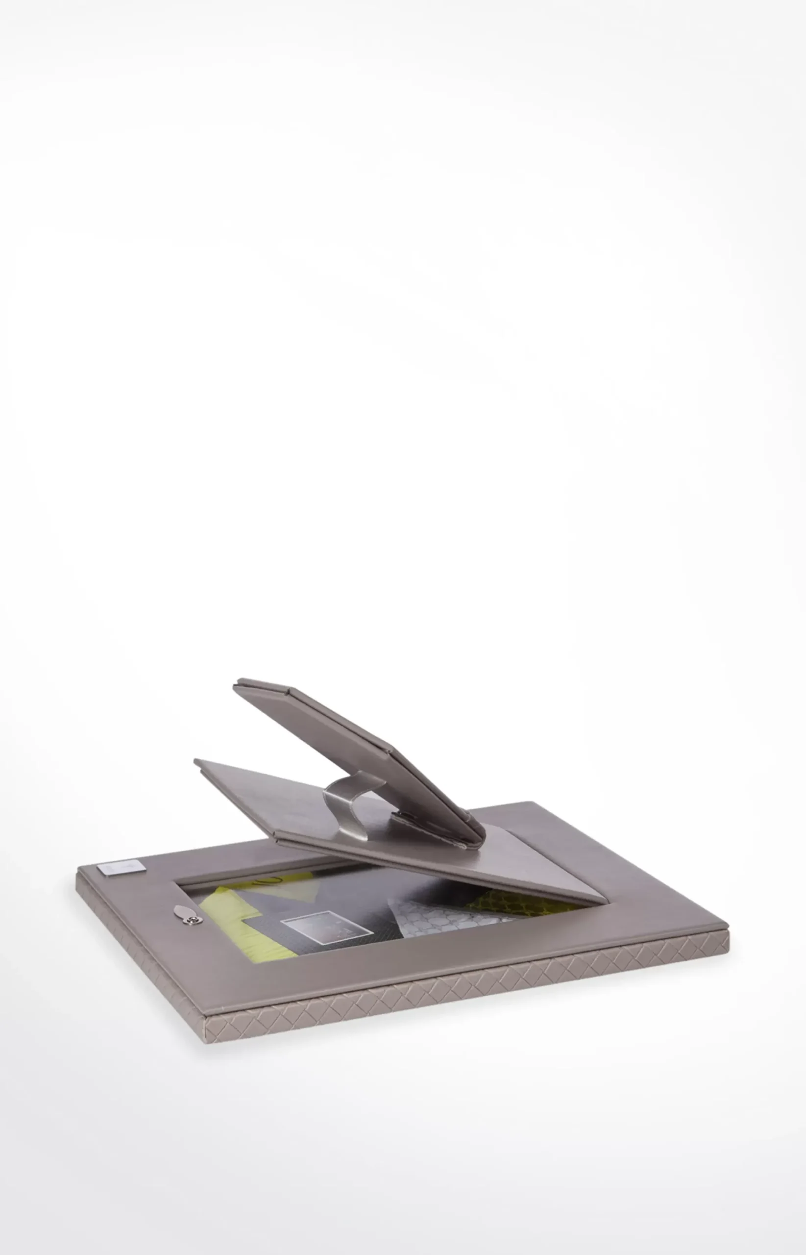 Clearance JOOP! Homeline picture frame (for photos 10 x 15 cm), grey-rosé herringbone medium grey 2