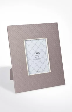 Hot JOOP! Homeline picture frame (for 13 x 18 cm photos), grey-rosé herringbone medium grey 2