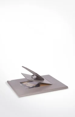 Hot JOOP! Homeline picture frame (for 13 x 18 cm photos), grey-rosé herringbone medium grey 2