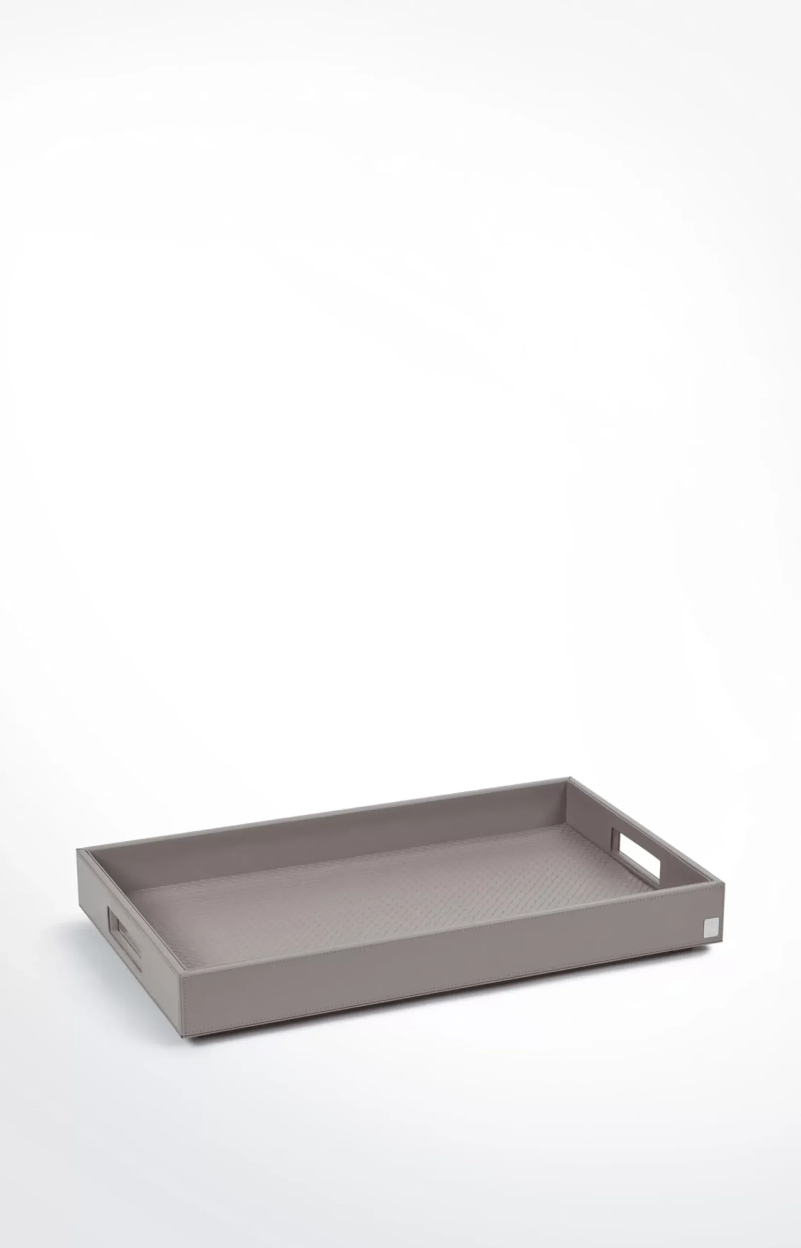Discount JOOP! Homeline tray, grey-rosé herringbone medium grey 2