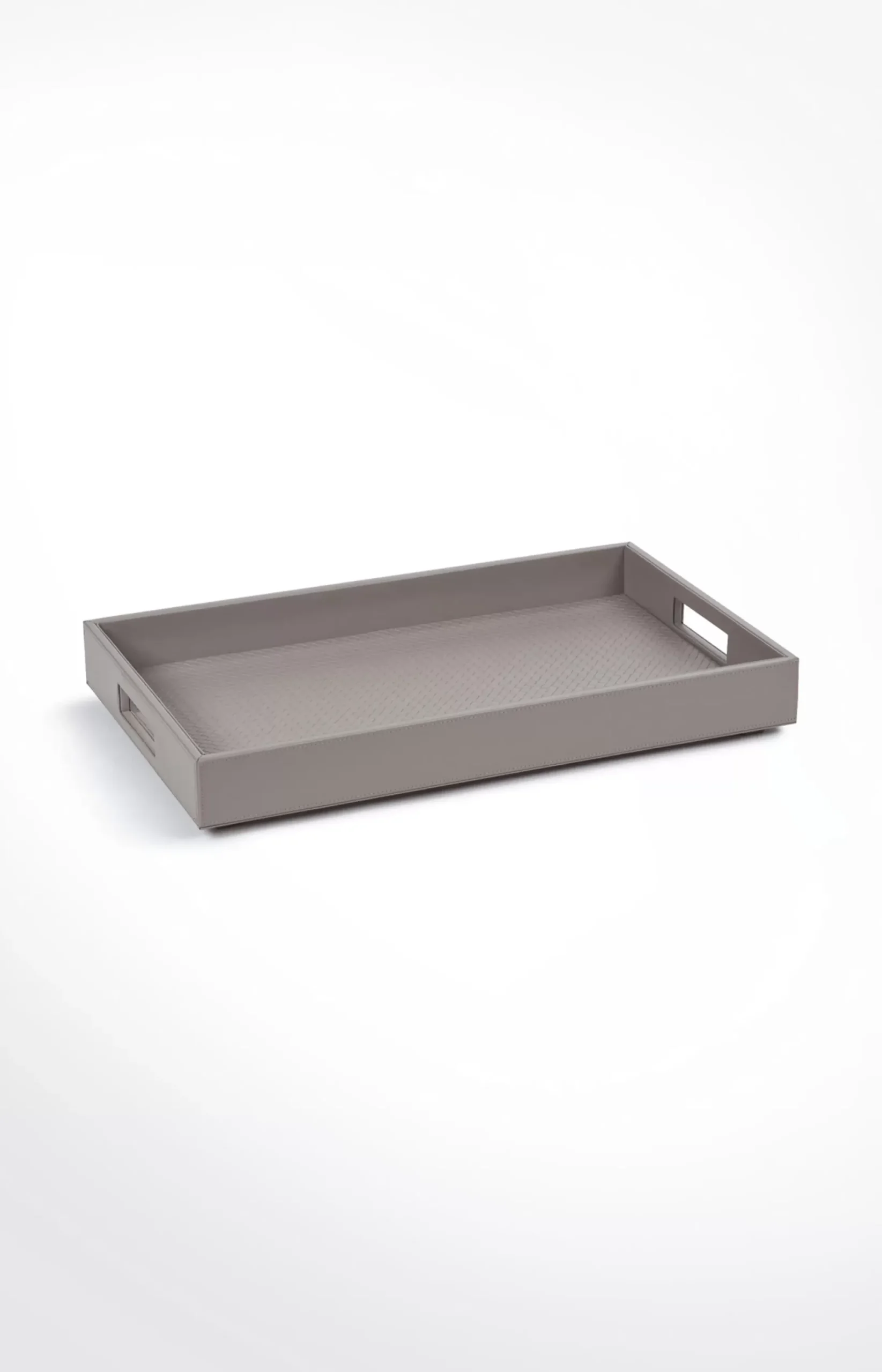 Discount JOOP! Homeline tray, grey-rosé herringbone medium grey 2