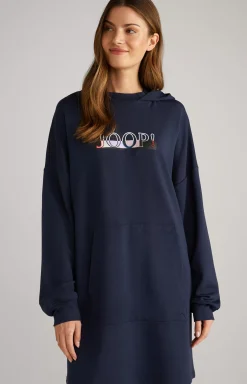 Sale JOOP! Hooded Loungewear dress in navy