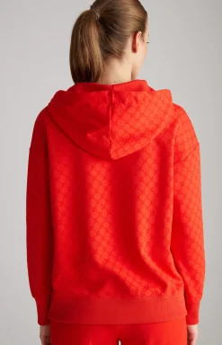 Outlet JOOP! Hoodie in a Pattern red