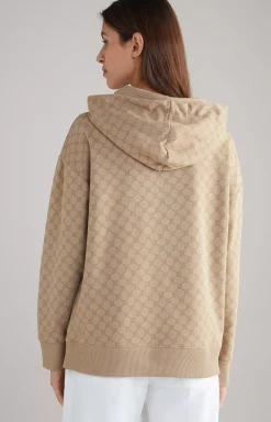Online JOOP! Hoodie in Beige, patterned beige patterned