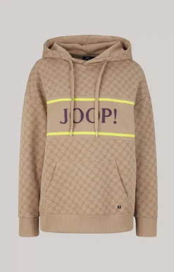 Online JOOP! Hoodie in Beige, patterned beige patterned