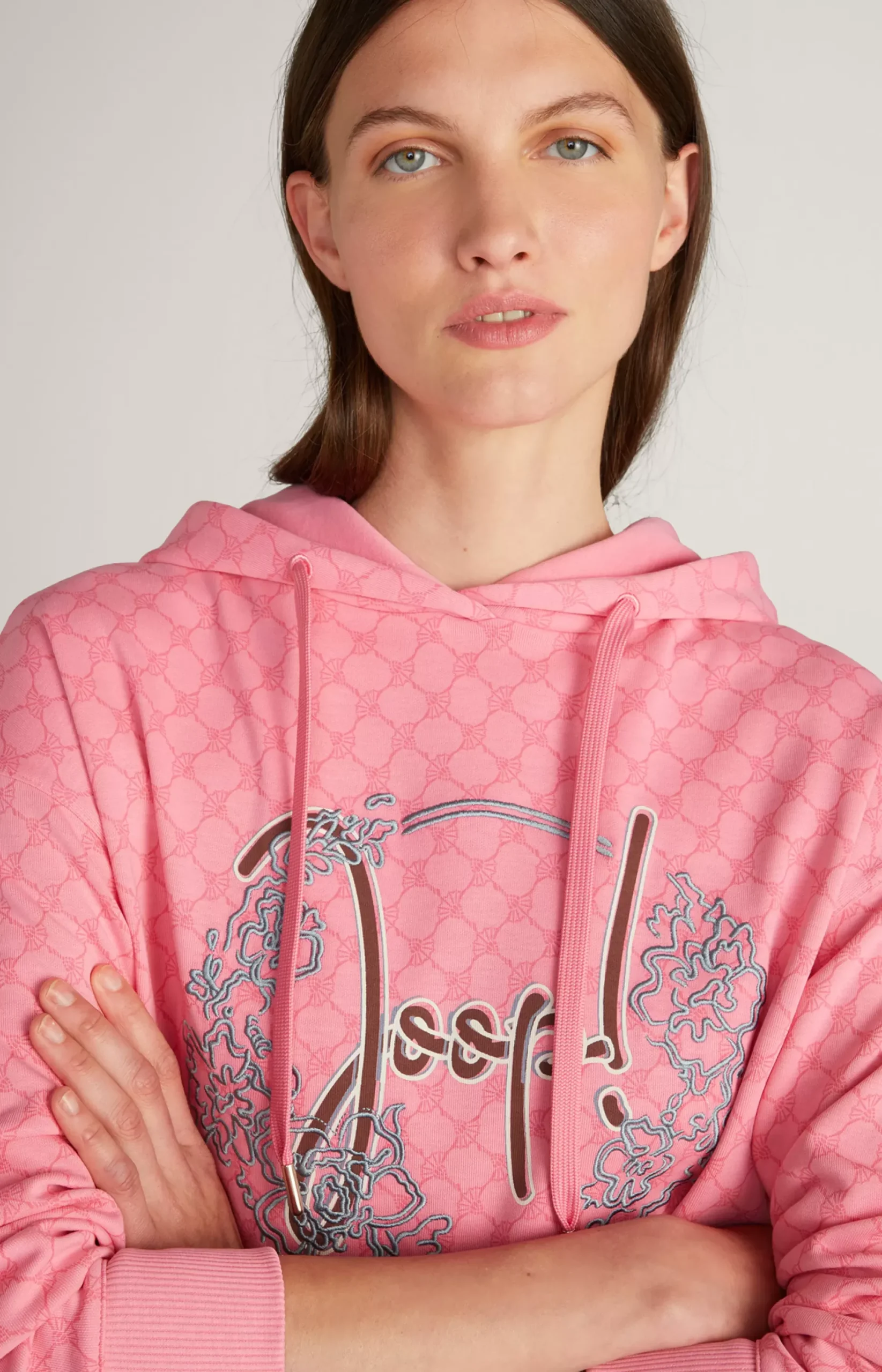 Discount JOOP! Hoodie in Pink, Patterned pink patterned