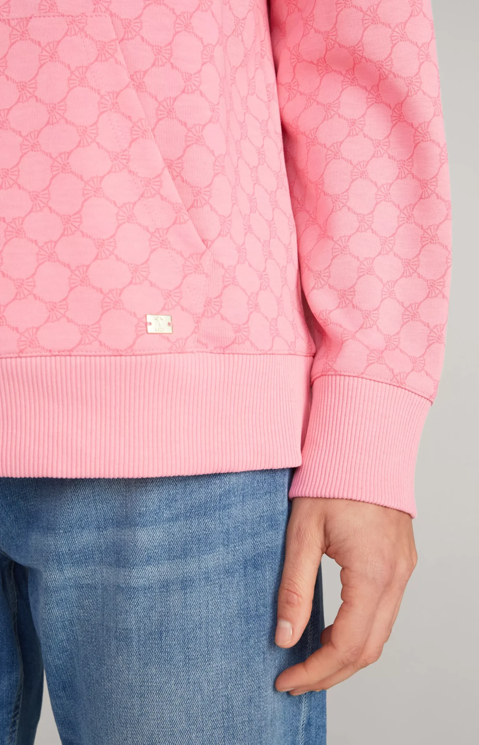 Discount JOOP! Hoodie in Pink, Patterned pink patterned