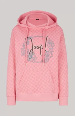 Discount JOOP! Hoodie in Pink, Patterned pink patterned