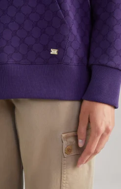 Hot JOOP! Hoodie in Purple, Patterned purple patterned