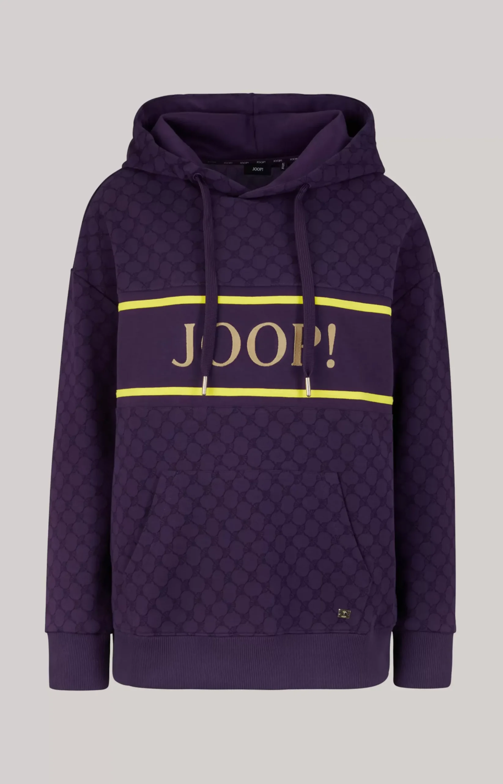 Hot JOOP! Hoodie in Purple, Patterned purple patterned
