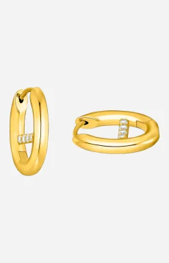 New JOOP! Hoop Earrings in gold
