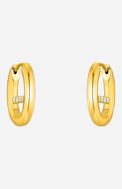New JOOP! Hoop Earrings in gold