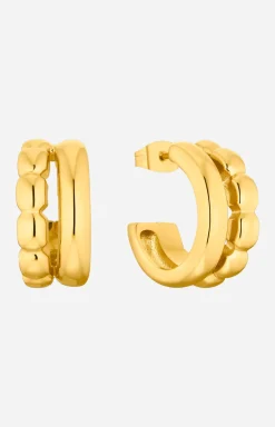 New JOOP! Hoop Earrings in gold