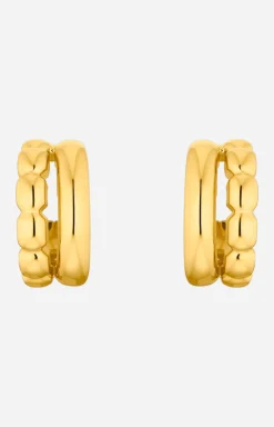 New JOOP! Hoop Earrings in gold