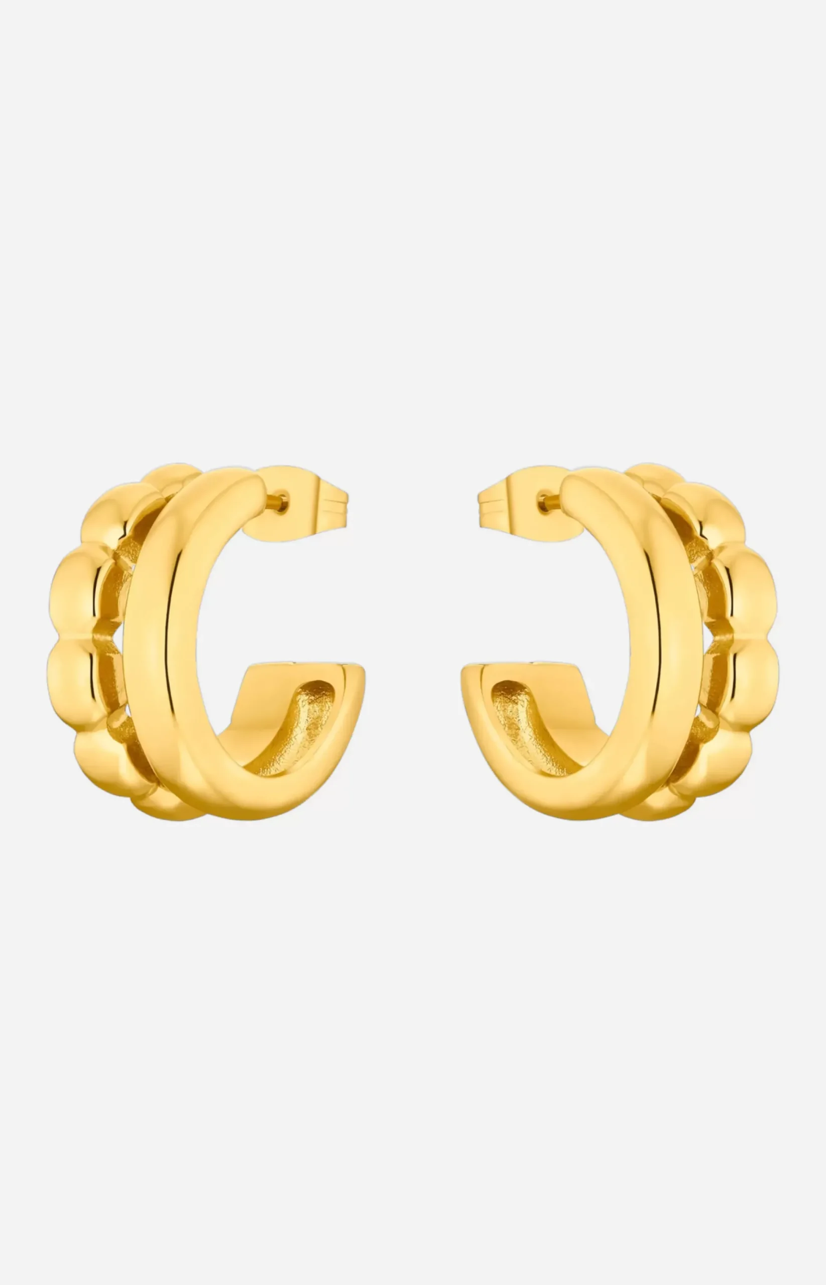 New JOOP! Hoop Earrings in gold