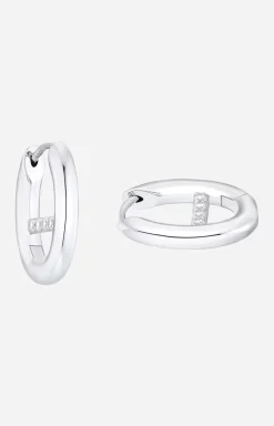 Hot JOOP! Hoop Earrings in silver
