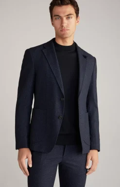 Online JOOP! Hoverest Jacket in Dark Blue Marl dark blue melange