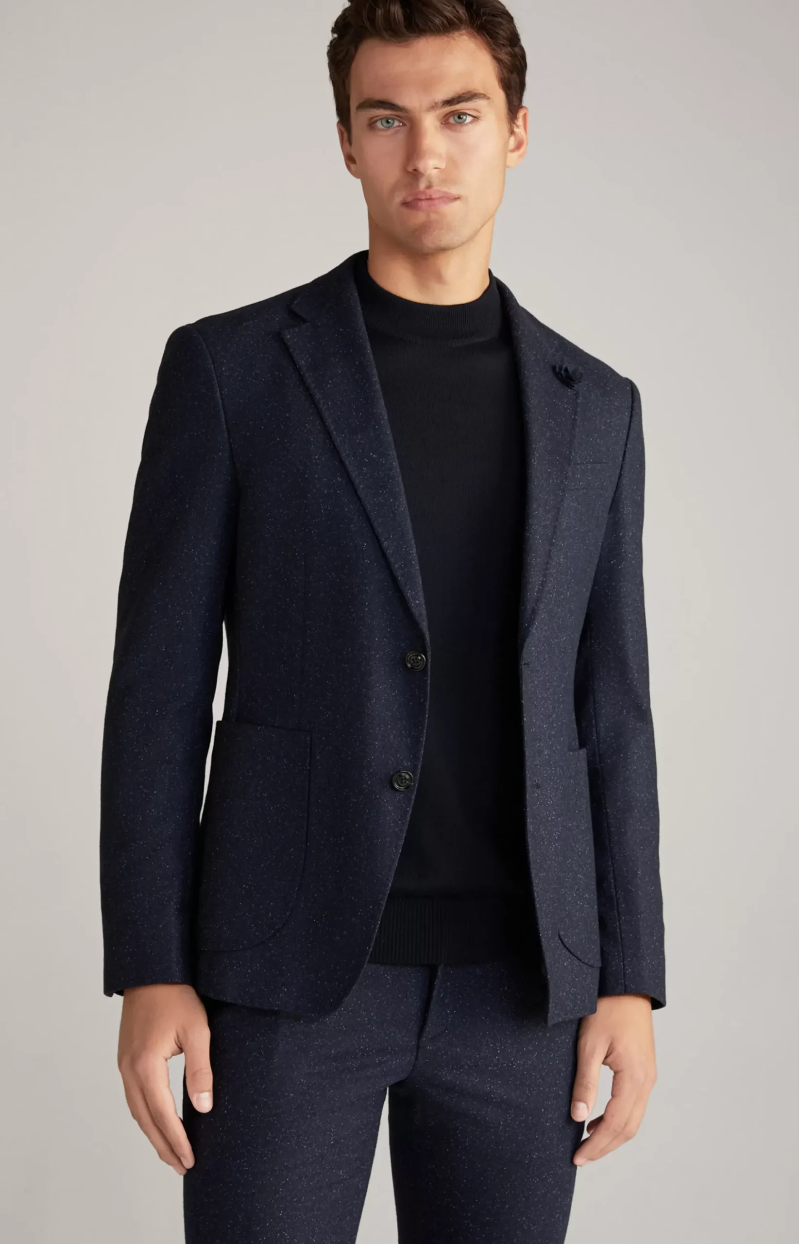 Online JOOP! Hoverest Jacket in Dark Blue Marl dark blue melange