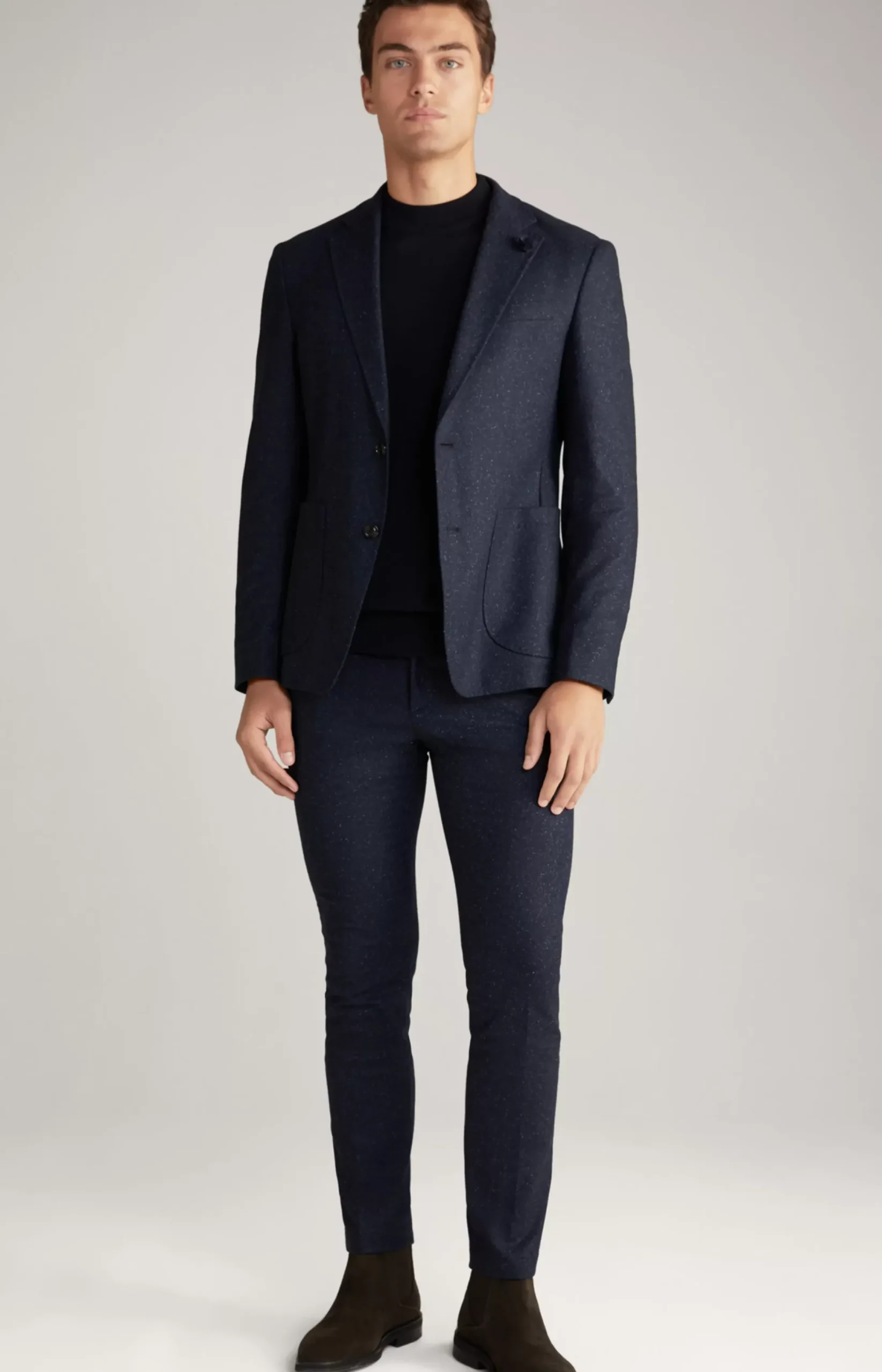 Online JOOP! Hoverest Jacket in Dark Blue Marl dark blue melange