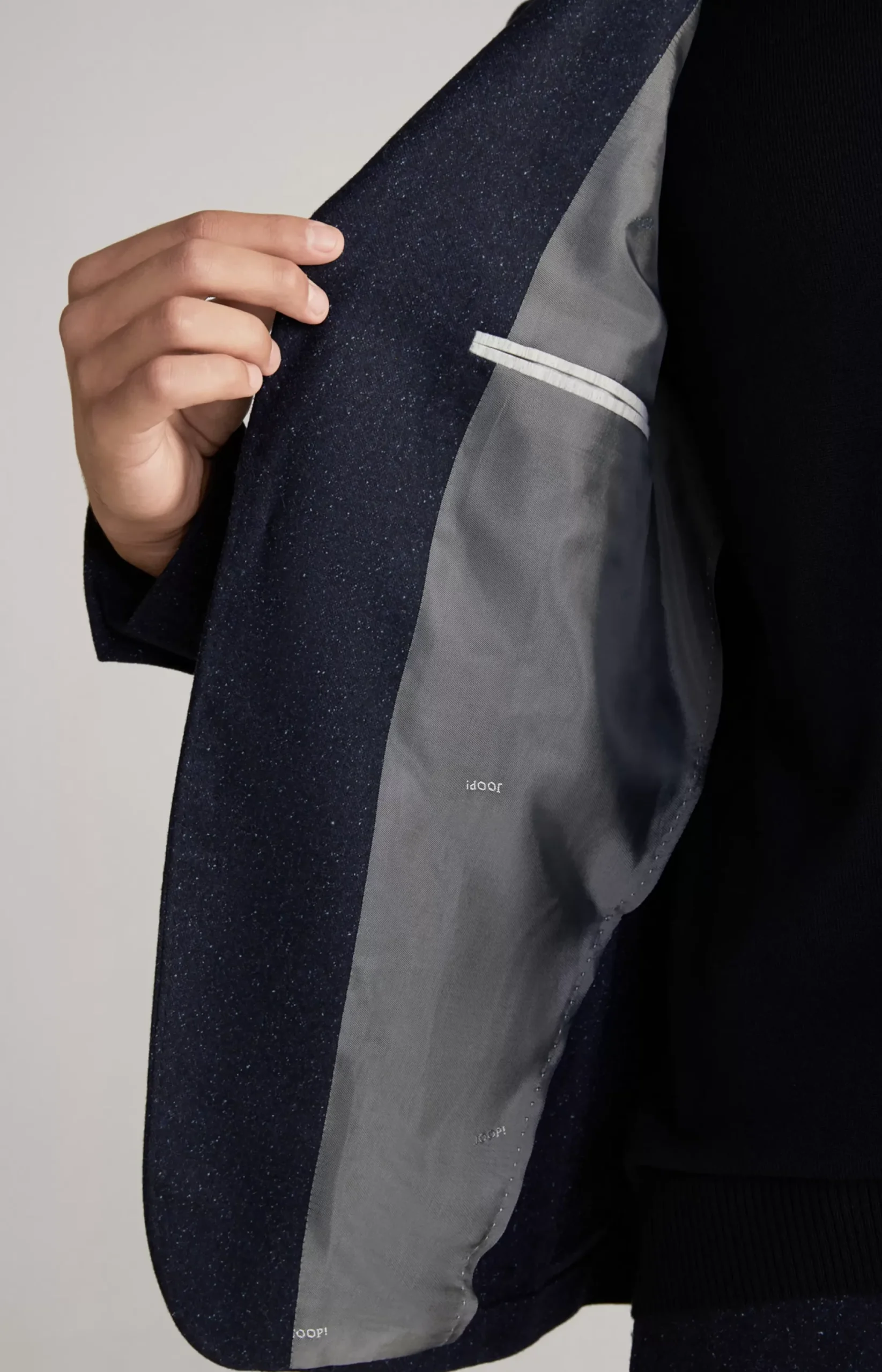 Online JOOP! Hoverest Jacket in Dark Blue Marl dark blue melange