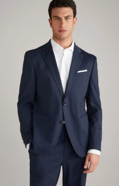 JOOP! Hustle Jersey Jacket in a Navy Pattern patterned navy