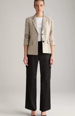 New JOOP! Jacquard Blazer in Pattern beige