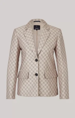 New JOOP! Jacquard Blazer in Pattern beige