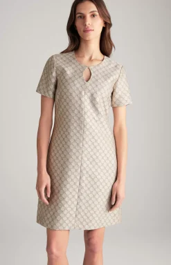 Hot JOOP! Jacquard Dress in a Pattern beige
