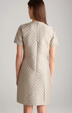 Hot JOOP! Jacquard Dress in a Pattern beige