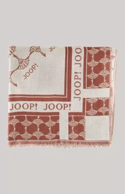 Sale JOOP! Jacquard Scarf in brown/ecru
