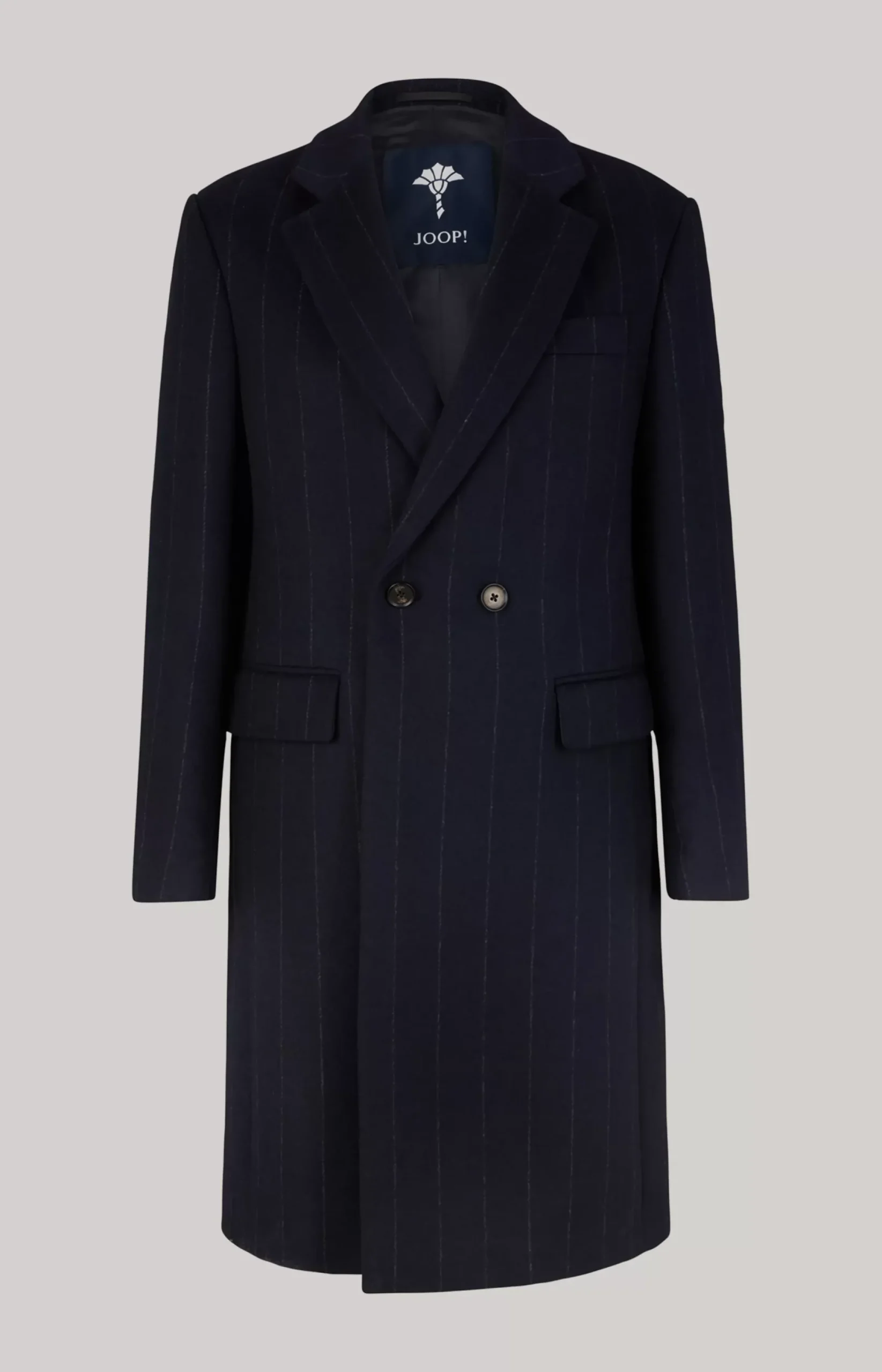 Best JOOP! Jennis Coat in Dark Blue Stripes striped dark blue
