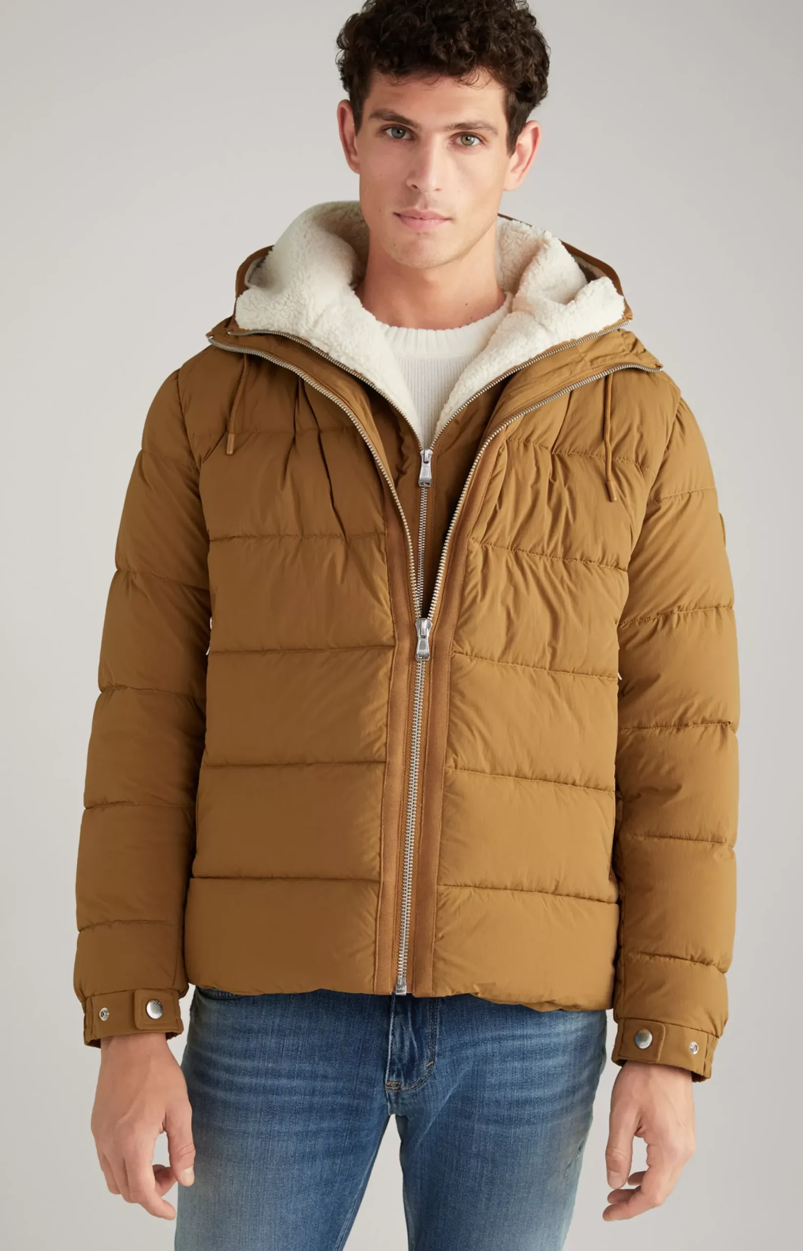 New JOOP! Jhonis Quilted Jacket in brown