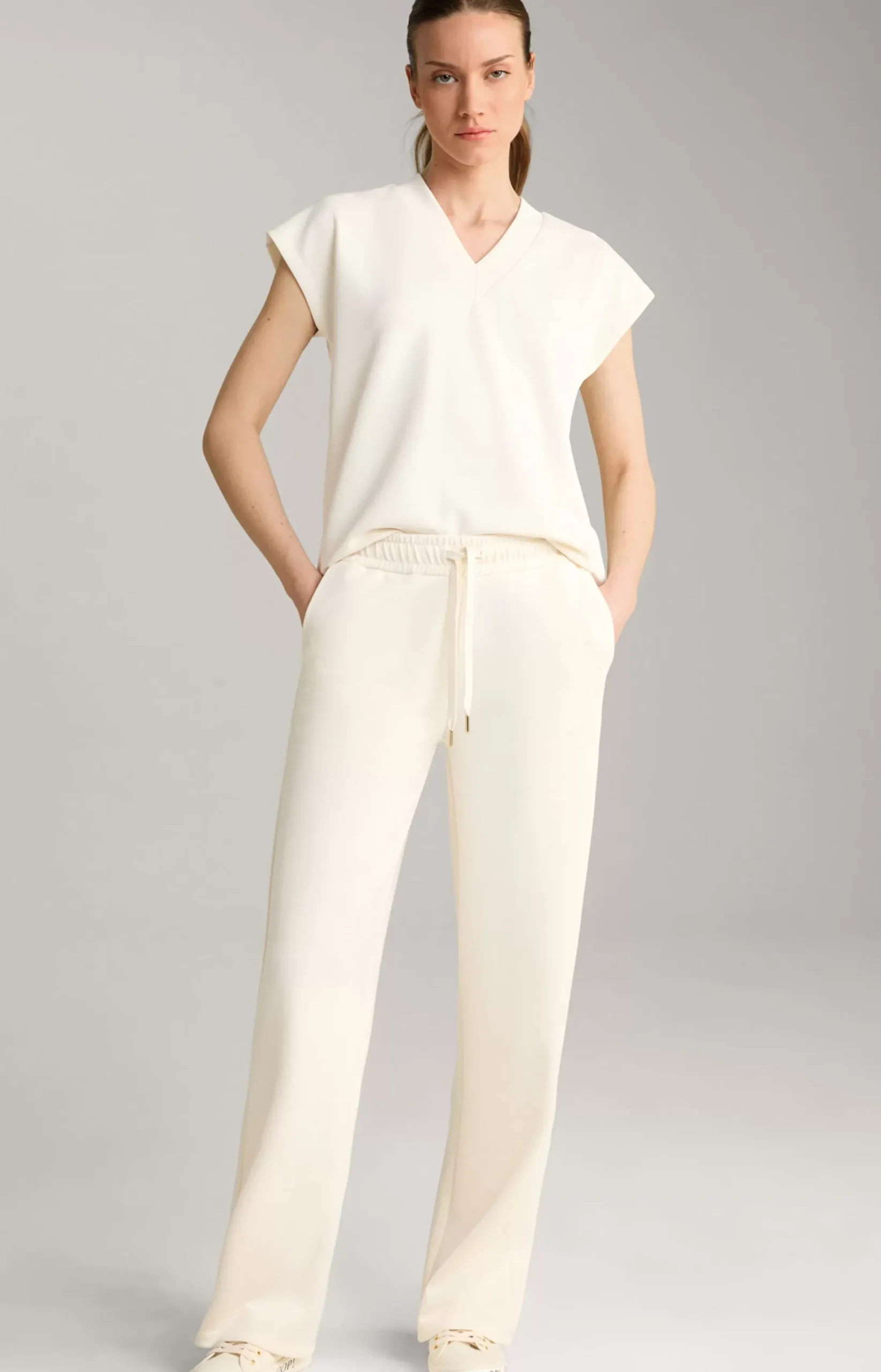 Outlet JOOP! Jogging Pants in Off-white cream