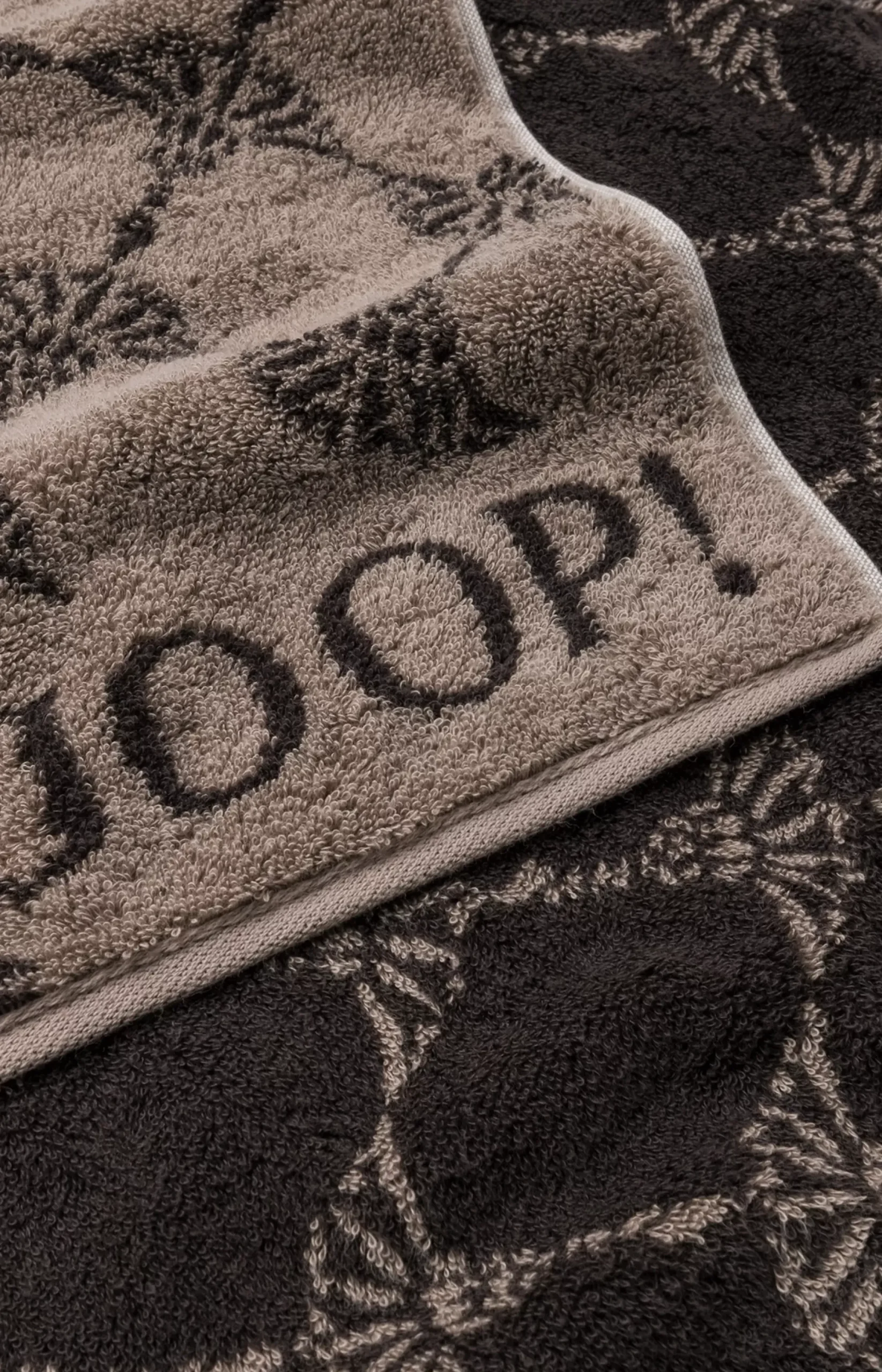 Clearance JOOP! CLASSIC CORNFLOWER Terrycloth Range in mocha