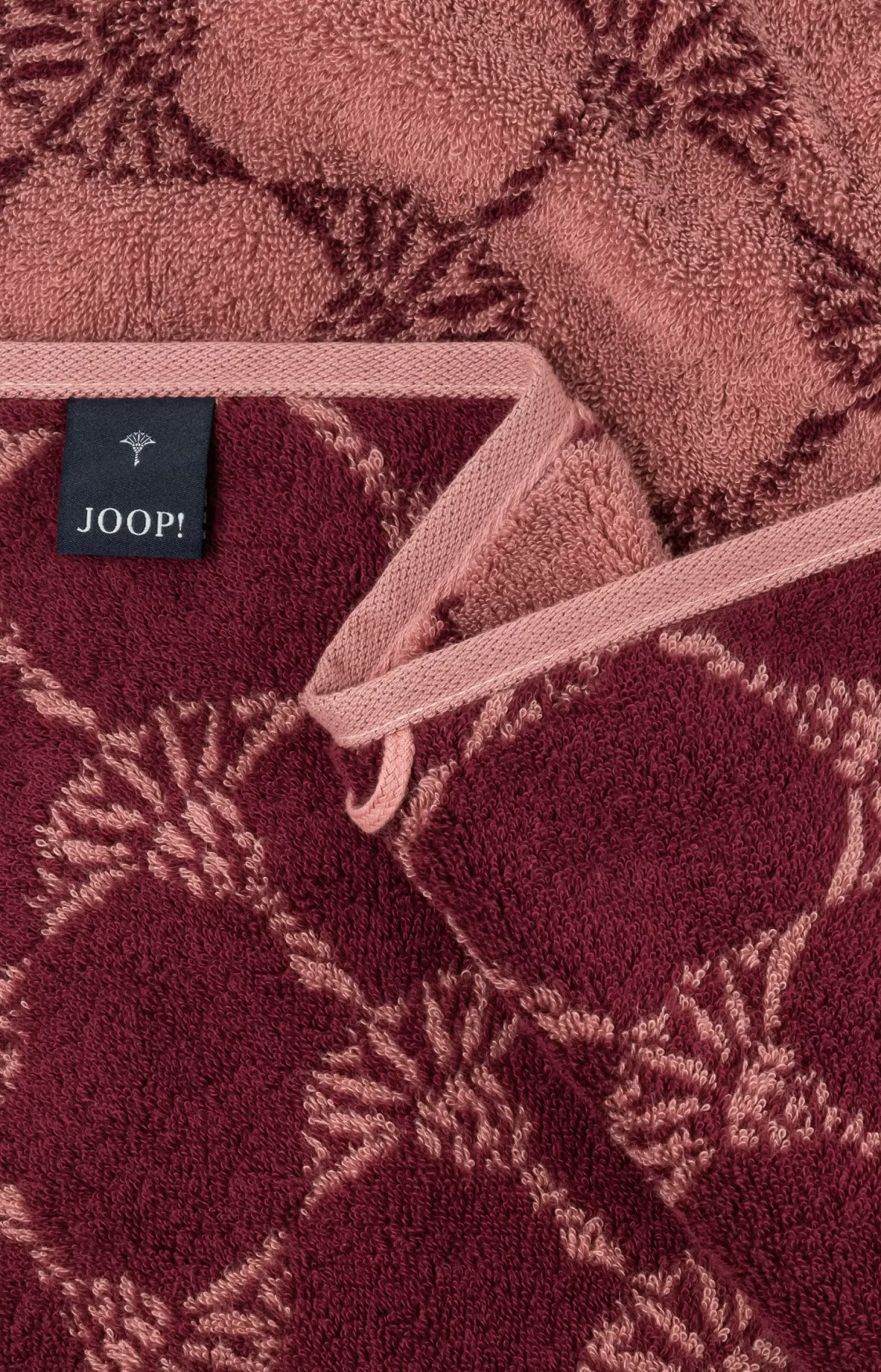 Clearance JOOP! CLASSIC CORNFLOWER Terrycloth Range in Rouge red