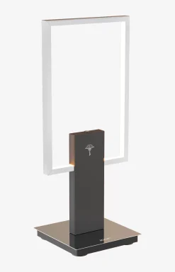 JOOP! CUBE LIGHTS LED table light, chrome/black chrome/black           