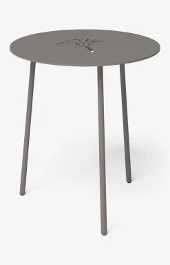 Hot JOOP! EMBOSS side table, 40 x 42 cm in smoke