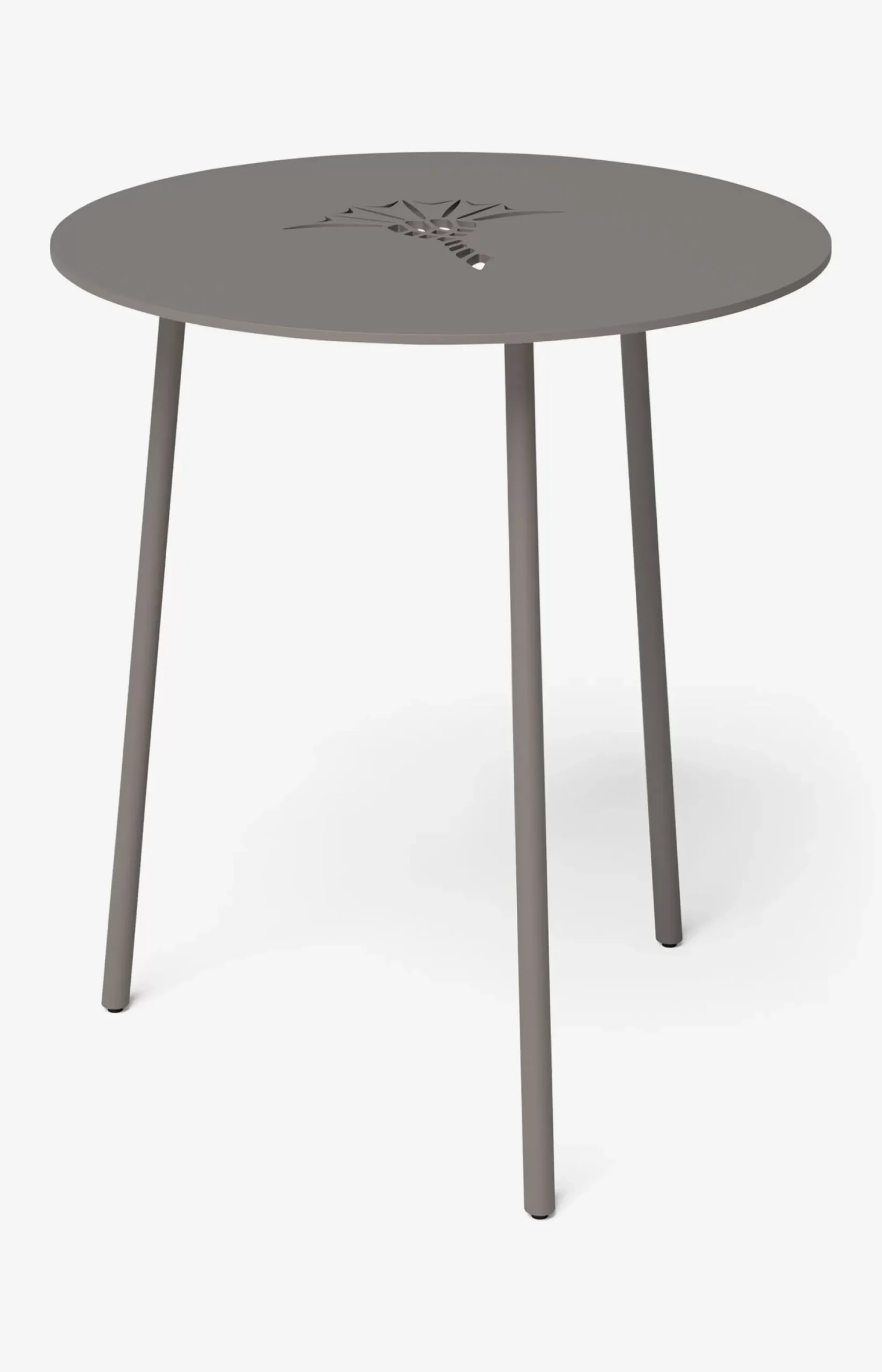 Hot JOOP! EMBOSS side table, 40 x 42 cm in smoke