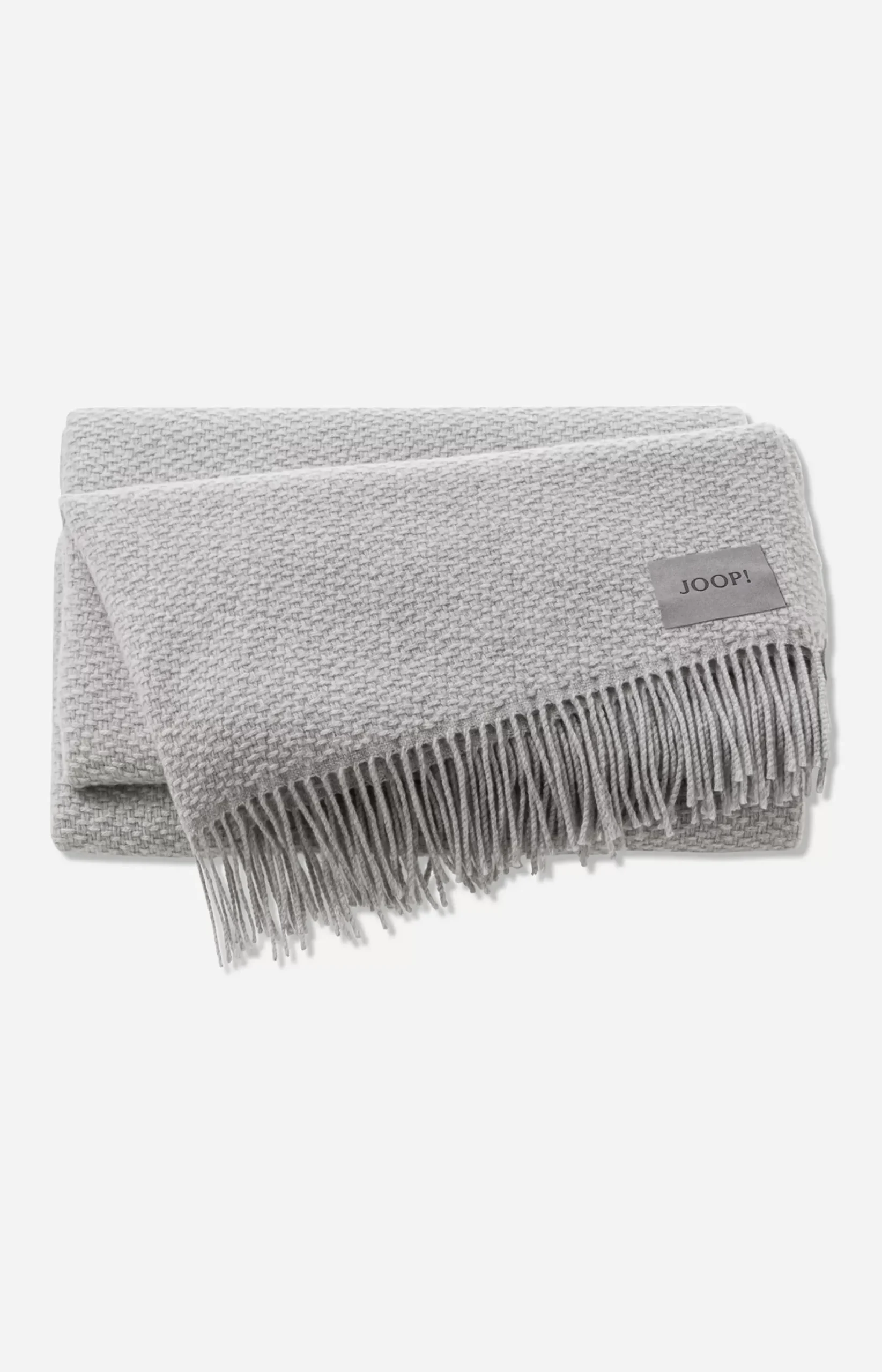 Sale JOOP! FINE WOVEN Throw silver
