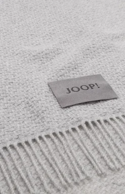 Sale JOOP! FINE WOVEN Throw silver