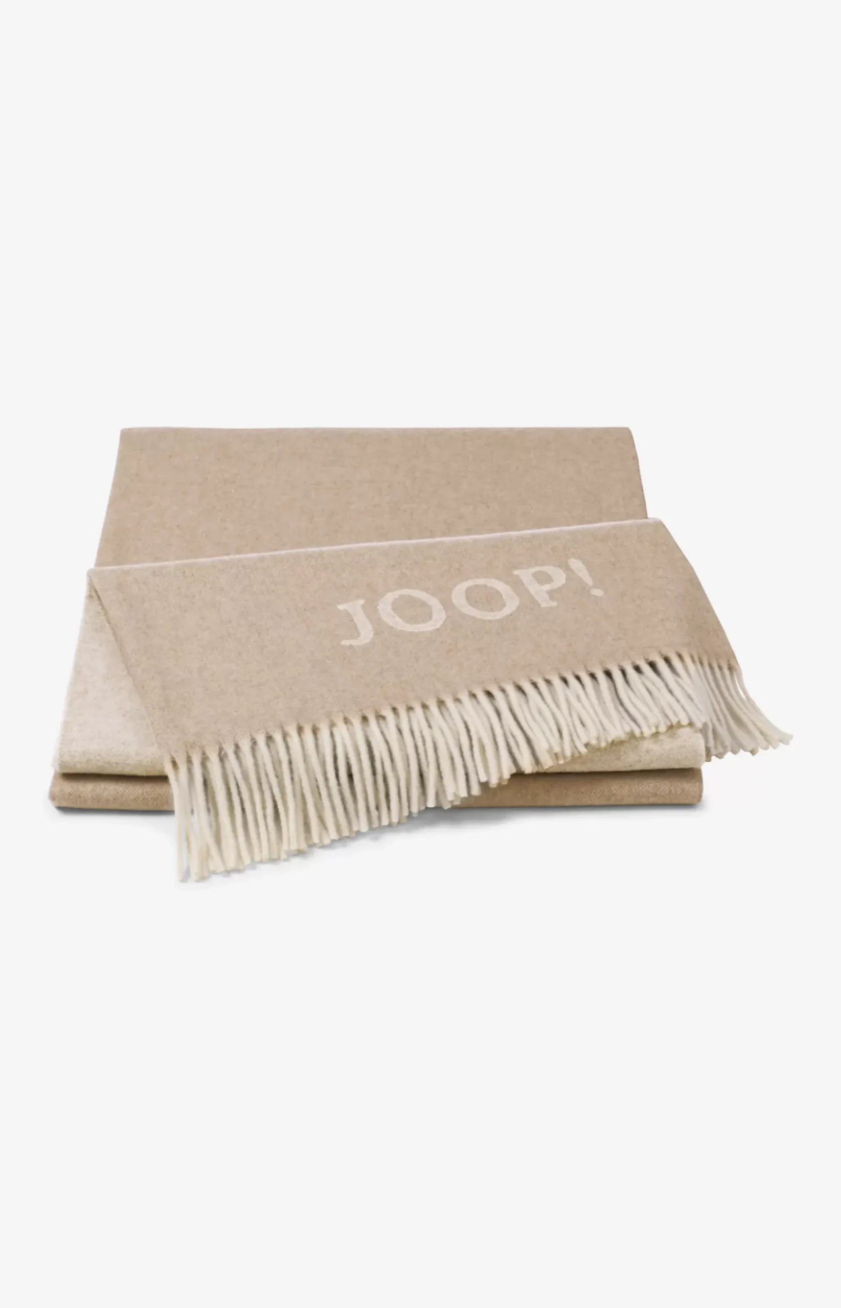 Best JOOP! FINE-DOUBLEFACE throw in cream/nature cream/natural
